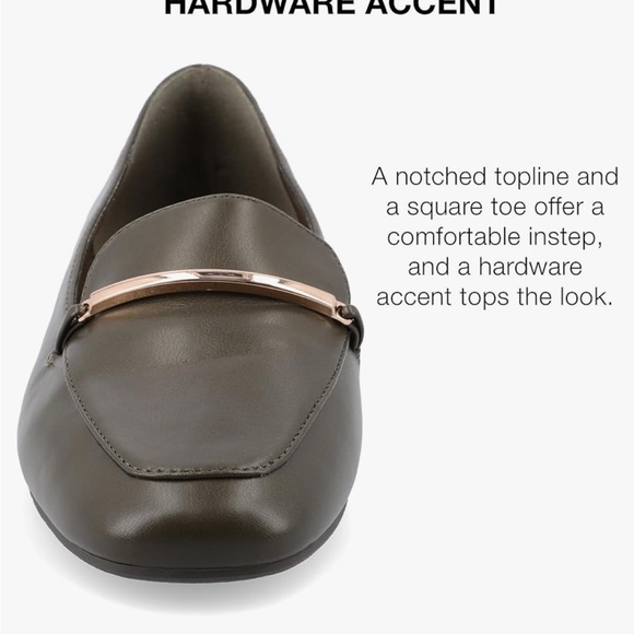 Journee Collection Olive Green Loafers
